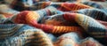 Multicolored Blanket on Floor Royalty Free Stock Photo
