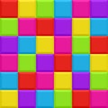 Multicolored blocks seamless background pattern Royalty Free Stock Photo