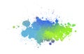 Multicolored blot object. Vector illustration