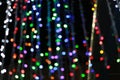 Multicolored bokeh background