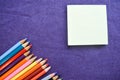 Multicolored, bright, colorful pencils for drawing Royalty Free Stock Photo