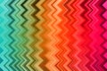 Multicolored bright zig zag pattern, abstract background