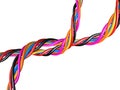 Multicolored cables Royalty Free Stock Photo