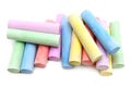 Multicolored chalk