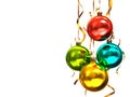 Multicolored christmas balls Royalty Free Stock Photo