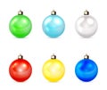 Multicolored Christmas balls