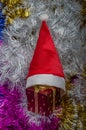 Multicolored Christmas decorations for the decoration for the New Year Royalty Free Stock Photo