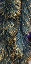 Multicolored christmas serpentine garlands for christmas tree background