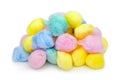 Multicolored cotton balls Royalty Free Stock Photo