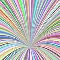 Multicolored 3d hole background - vector design from curves Royalty Free Stock Photo