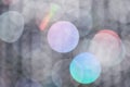 Multicolored defocused blurred abstract bokeh lights background, for use at graphic design or background material. Royalty Free Stock Photo