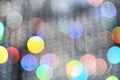 Multicolored defocused blurred abstract bokeh lights background, for use at graphic design or background material. Royalty Free Stock Photo