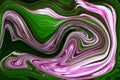 Multicolored digital abstraction, fluid art effect