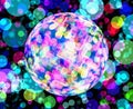 Multicolored discoball backgrounds