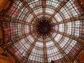 The multicolored dome of the La Fayette Gallery in Paris