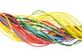 Multicolored electrical cable Royalty Free Stock Photo