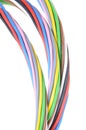 Multicolored electrical cable Royalty Free Stock Photo