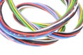 Multicolored electrical cable Royalty Free Stock Photo