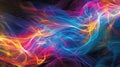 Multicolored Energy Flow Background