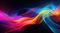 Multicolored Energy Flow Background