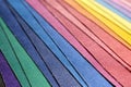 Multicolored fabric stack Royalty Free Stock Photo