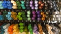 Multicolored felts Royalty Free Stock Photo