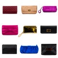 Multicolored female purses-2