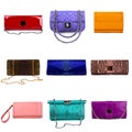 Multicolored female purses-6