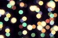 multicolored festive lights on a black background screensaver backdrop