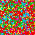 Multicolored festive paper confetti background. Vector illustration for decoration of holidays, postcards, posters, websites, carn