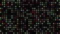 Multicolored flashing pluses on a black background. Abstract festive background for advertising, congratulations, text