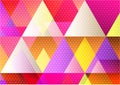 Multicolored geometric abstract background for your banner website or business, Vector Illustration modern design