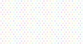 Multicolored geometric regular pattern of drops, seamless abstract vector background.