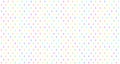 Multicolored geometric regular pattern of drops, seamless abstract vector background.