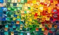 Multicolored glass mosaic background, modern design background