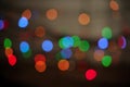 Multicolored Glowing Bokeh Lights Background