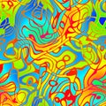 Multicolored grafity seamless pattern.