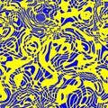 Multicolored grafity seamless pattern. Soft abstract geometric pattern