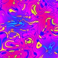 Multicolored grafity seamless pattern. Soft abstract geometric pattern