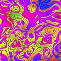 Multicolored grafity seamless pattern. Soft abstract geometric pattern
