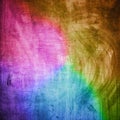 Multicolored grunge paint wall background or texture