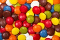 Multicolored hard shell chocolate candies