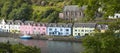 Multicolored houses in Portree. Skye isle. Scotland. UK