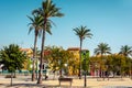 Multicolored houses of Villajoyosa town. Costa Blanca. Spain