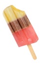 Multicolored ice pop isolated Royalty Free Stock Photo