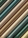 Multicolored inflated lines with a shiny surface, 3D rendering illustration