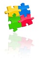 Multicolored Jigsaw Puzzle Royalty Free Stock Photo