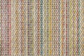 Multicolored knitted fabric background texture. ÃÂ¡olorful fabric with a pattern, Fragment colored wool carpet, bright wicker Royalty Free Stock Photo