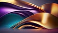 Multicolored Layered Shapes Background