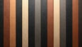 Multicolored leather texture striped background shows pattern design. Material pieces stitched with seam. Surface looks like Royalty Free Stock Photo